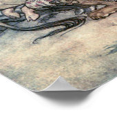 Alice, de Griffin en de Mock Turtle Poster (Hoek)