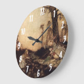 Alice & de Konijn Arthur Rackham Wall Clock Grote Klok (Hoek)