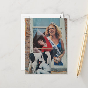 Alice de Zuivelprinses Ballet en Koe Collage  Briefkaart