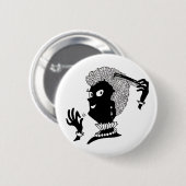 Alice doet haar 'do ronde button 5,7 cm (Voorkant /achterkant)