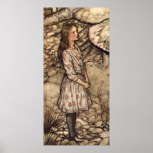 Alice door Arthur Rackham Poster