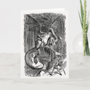 Alice Door Het Kijken Glas - De Jabberwocky Kaart