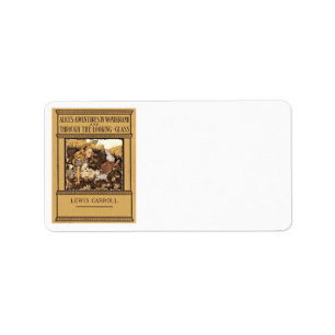 Alice door het kijkglas etiket