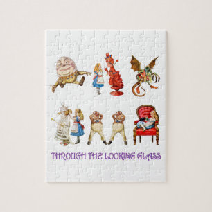 Alice door het kijkglas legpuzzel