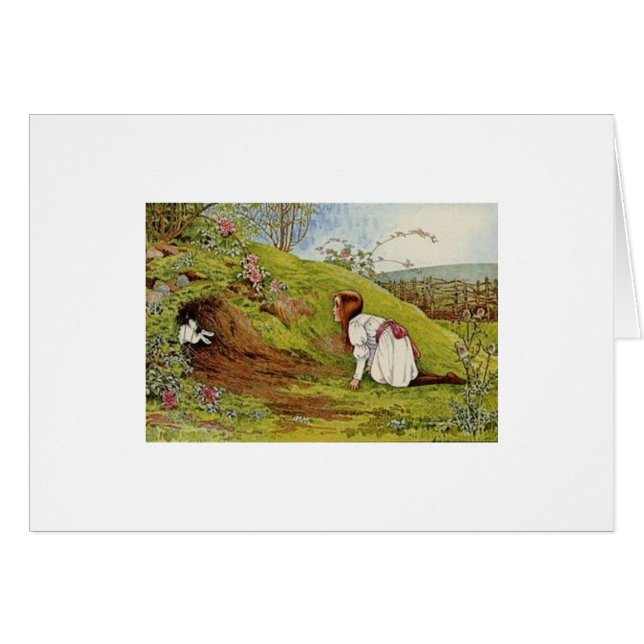 Alice Down the Rabbit Hole (Voorkant Horizontaal)