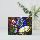 Alice Down the Rabbit Hole Briefkaart (Staand voorkant)