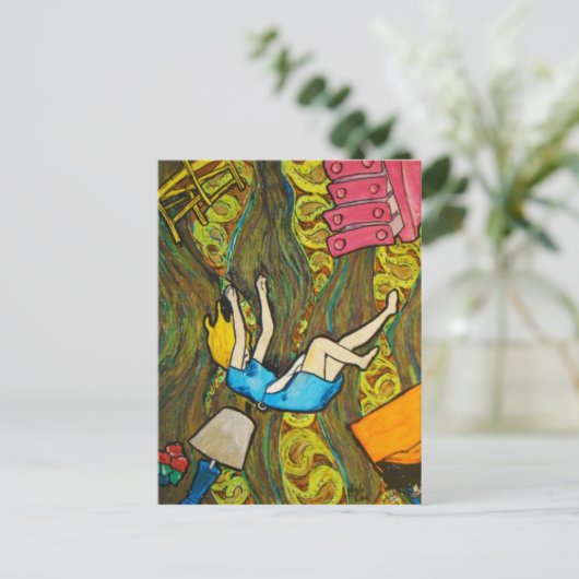 Alice Down the Rabbit Hole - Carte postale (Debout devant)