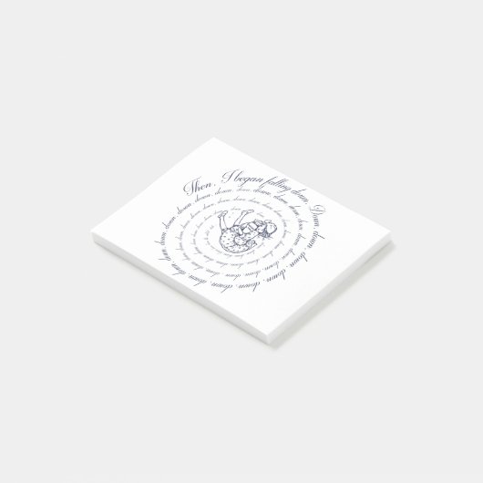 Alice Down The Rabbit Hole Post-it® Notes (Schuin)