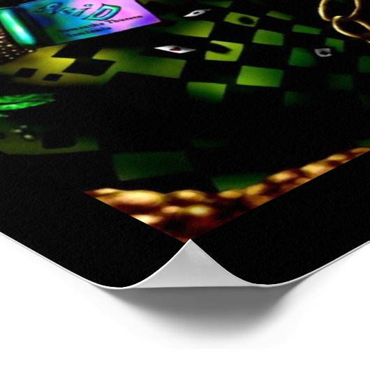 Alice Down the Rabbit hole Poster (Coin)