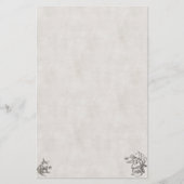 Alice Down The Rabbit Hole Stationery Briefpapier (Voorkant)