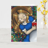 "Alice Dreaming" Greeting Card Kaart (Gele Bloem)
