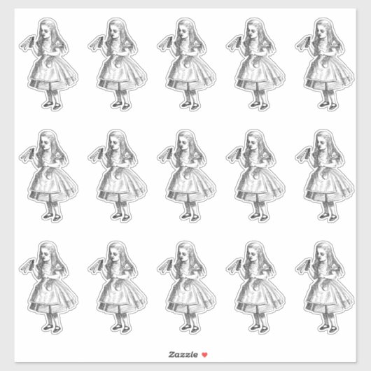  Alice Drink me Sticker (Vel)