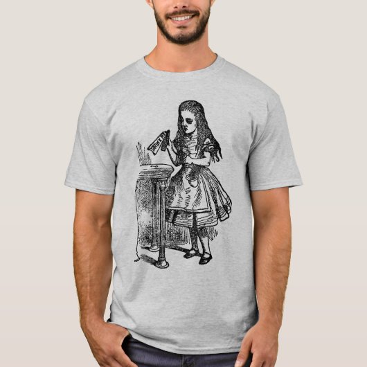 Alice Drink me T-shirt (Voorkant)