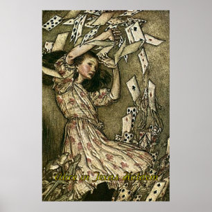 Alice en affiche de tisonnier du Texas Holdem