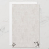 Alice en bas de la papeterie de terrier de lapin (Devant / Derrière)