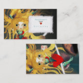 Alice en Carte de visite du pays des merveilles (Devant / Derrière)