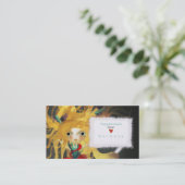 Alice en Carte de visite du pays des merveilles (Debout devant)