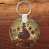 Alice en Cupcakes Fantasy Sleutelhanger (Voorkant)