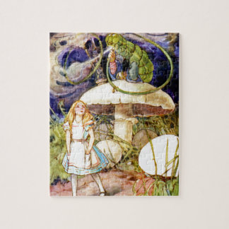 Alice en de Caterpijler in Wonderland Legpuzzel
