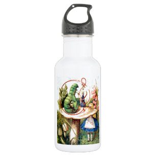 Alice en de Caterpijler in Wonderland Waterfles