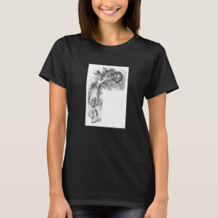 Alice en de Cheshire Cat 1865 Originele Antieke A T-shirt