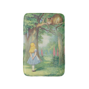Alice en de Cheshire Cat Badmat