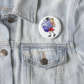 Alice en de Cheshire Cat Button (In situ)