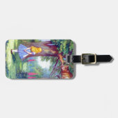 Alice en de Cheshire Cat Full Color Bagagelabel (Voorkant horizontaal)