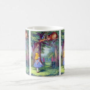 Alice en de Cheshire Cat Full Color Koffiemok
