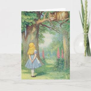 Alice en de Cheshire Cat Kaart