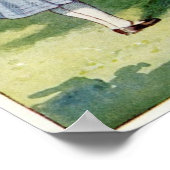 Alice en de Cheshire Cat Poster (Hoek)