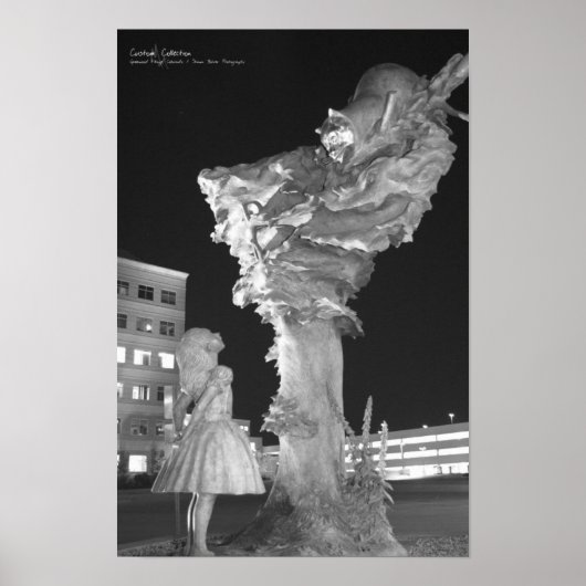 Alice en de Cheshire Cat Poster (Voorkant)