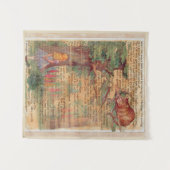 Alice en de Cheshire Cat Wandkleed (Voorkant (horizontaal))