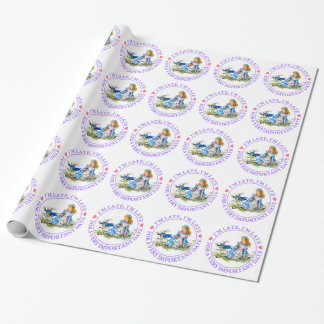 Alice en de derde pijler in Wonderland Cadeaupapier