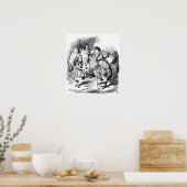 Alice en de Dodo Poster (Keuken)