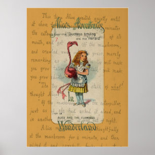 Alice en de Flamingo Poster