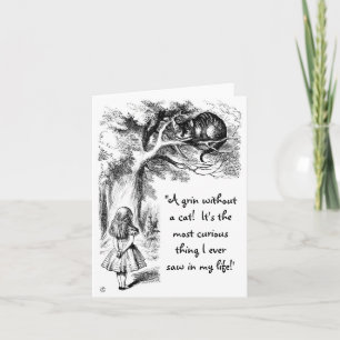 Alice en de Kat van Cheshire Kaart