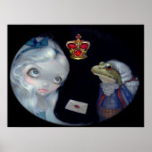 Alice en de Kikkervoetman ART PRINT Wonderland (Voorkant)