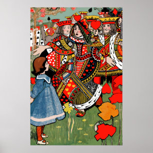 Alice en de Rode Koningin Poster