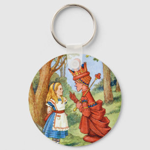 ALICE EN DE RODE KONINGIN SLEUTELHANGER