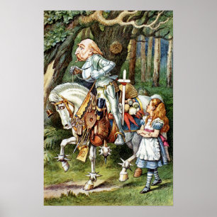 Alice en de White Knight Poster