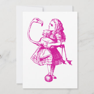 Alice en Flamingo Inked Pink