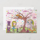 Alice en Friends Briefkaart (Voorkant / Achterkant)