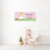 Alice en haar Tea Party Spandoek (Insitu)