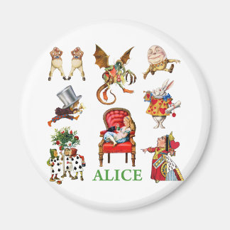 Alice en haar vrienden in Wonderland Magneet