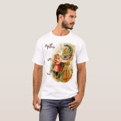 Alice en het Mannen T-shirt van de Caterpijler (Voorkant volledig)