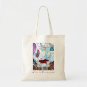 Alice en het witte konijn tote bag (Voorkant)