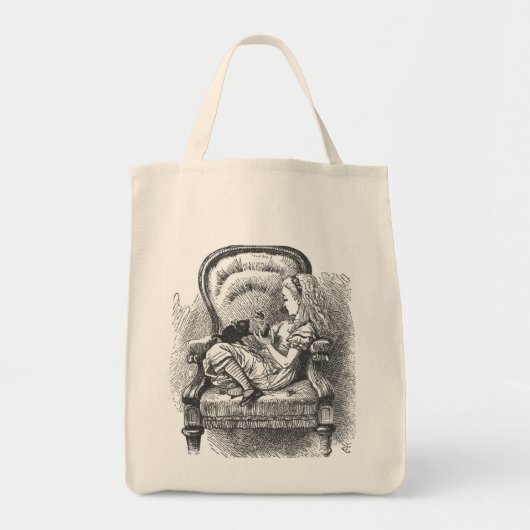 Alice- en kattenTas Tote Bag (Voorkant)