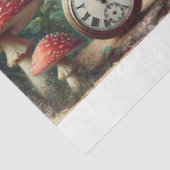 Alice en Konijn Klok Forest Decoupage Tissuepapier (Detail)