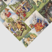 Alice en papier de soie de soie du pays des (Détail)